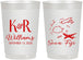 Personalized Wedding 22 oz Frosted Cups - Fiji | 524