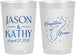 Personalized Wedding 22 oz Frosted Cups - Guam | 526