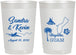 Personalized Wedding 22 oz Frosted Cups - Guam | 527