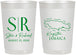 Personalized Wedding 22 oz Frosted Cups - Jamaica | 530