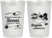 Personalized Wedding 22 oz Frosted Cups - Jamaica | 531