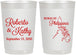 Personalized Wedding 22 oz Frosted Cups - Philippines | 536