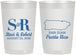Personalized Wedding 22 oz Frosted Cups - Puerto Rico | 538