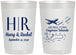 Personalized Wedding 22 oz Frosted Cups - Cayman Island | 544