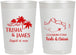 Personalized Wedding 22 oz Frosted Cups - Turks And Caicos | 547