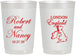 Personalized Wedding 22 oz Frosted Cups - England | 548