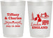 Personalized Wedding 22 oz Frosted Cups - England | 549