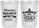 Personalized Bachelorette 22 oz Frosted Cups - Fiesta Siesta Tequila Repeat | 60000