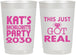 Personalized Bachelorette 22 oz Frosted Cups - This Just Got Real | 60013