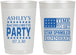Personalized Bachelorette 22 oz Frosted Cups - Star Spangled Hammered | 60025
