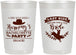 Personalized Bachelorette 22 oz Frosted Cups - Last Ride Before Bride | 60046