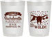 Personalized Bachelorette 22 oz Frosted Cups - Lets Get Wild Cowgirl | 60048