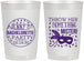 Personalized Bachelorette 22 oz Frosted Cups - Mardi Gras | 60055