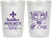 Personalized Bachelorette 22 oz Frosted Cups - Mardi Gras | 60059