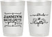 Personalized Bachelorette 22 oz Frosted Cups - Cocktails And Lights | 60065