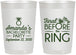 Personalized Bachelorette 22 oz Frosted Cups - Final Fling Before The Ring | 60074