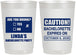 Personalized Bachelorette 22 oz Frosted Cups - Caution | 60082
