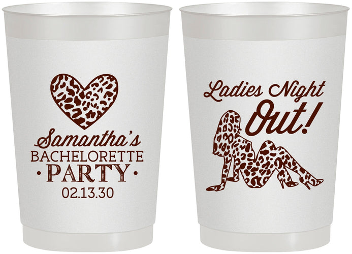 Personalized Bachelorette 22 oz Frosted Cups - Ladies Night Out | 60086