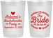 Personalized Bachelorette 22 oz Frosted Cups - Bride To Be | 60088