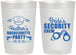 Personalized Bachelorette 22 oz Frosted Cups - Police Security Crew | 60091