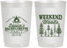 Personalized Bachelorette 22 oz Frosted Cups - Camping | 60094
