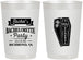 Personalized Bachelorette 22 oz Frosted Cups - Rip Single Life | 60096
