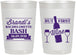 Personalized Bachelorette 22 oz Frosted Cups - Wine | 60099
