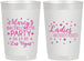 Personalized Bachelorette 22 oz Frosted Cups - Ladies Night Out | 60101