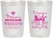 Personalized Bachelorette 22 oz Frosted Cups - Raising A Little Hell | 60103