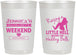 Personalized Bachelorette 22 oz Frosted Cups - Raising A Little Hell | 60105
