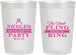 Personalized Bachelorette 22 oz Frosted Cups - Final Fling Before The Ring | 60110
