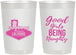 Personalized Bachelorette 22 oz Frosted Cups - Good Girls Naughty | 60111