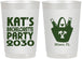 Personalized Bachelorette 22 oz Frosted Cups - Beach | 60126