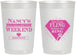 Personalized Bachelorette 22 oz Frosted Cups - Final Fling Before The Ring | 60129