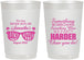 Personalized Bachelorette 22 oz Frosted Cups - Something Borrowed | 60133