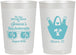 Personalized Bachelorette 22 oz Frosted Cups - Beach Sun Never Sets | 60136