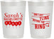 Personalized Bachelorette 22 oz Frosted Cups - Last Fling Before Rings | 60140