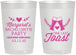 Personalized Bachelorette 22 oz Frosted Cups - One Last Toast | 60147