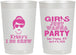 Personalized Bachelorette 22 oz Frosted Cups - Girls Just Wanna Party | 60158
