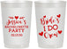 Personalized Bachelorette 22 oz Frosted Cups - Brides I Do Crew | 60159