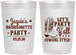Personalized Bachelorette 22 oz Frosted Cups - Cowgirl Boots | 60163
