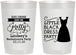 Personalized Bachelorette 22 oz Frosted Cups - Little Black Dress | 60164