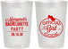 Personalized Bachelorette 22 oz Frosted Cups - Official Girl Code | 60176