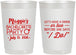 Personalized Bachelorette 22 oz Frosted Cups - Before She Says I Do | 60179