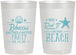 Personalized Bachelorette 22 oz Frosted Cups - Beach | 60183