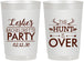 Personalized Bachelorette 22 oz Frosted Cups - The Hunt Is Over | 60184