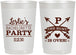Personalized Bachelorette 22 oz Frosted Cups - The Hunt Is Over | 60186