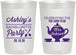 Personalized Bachelorette 22 oz Frosted Cups - Teapot | 60189