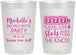 Personalized Bachelorette 22 oz Frosted Cups - Las Vegas | 60195