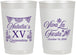 Personalized Quinceanera 22 oz Frosted Cups - Viva La Fiesta Quince | 70008